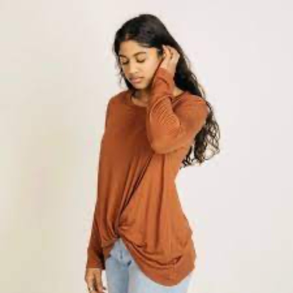 Jackson Rowe Long Sleeve Winter Knotty T-Shirt Top Size S - Picture 1 of 12